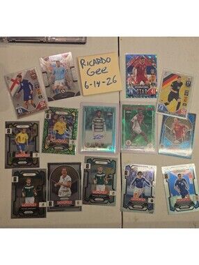 Lot of 14 soccer cards